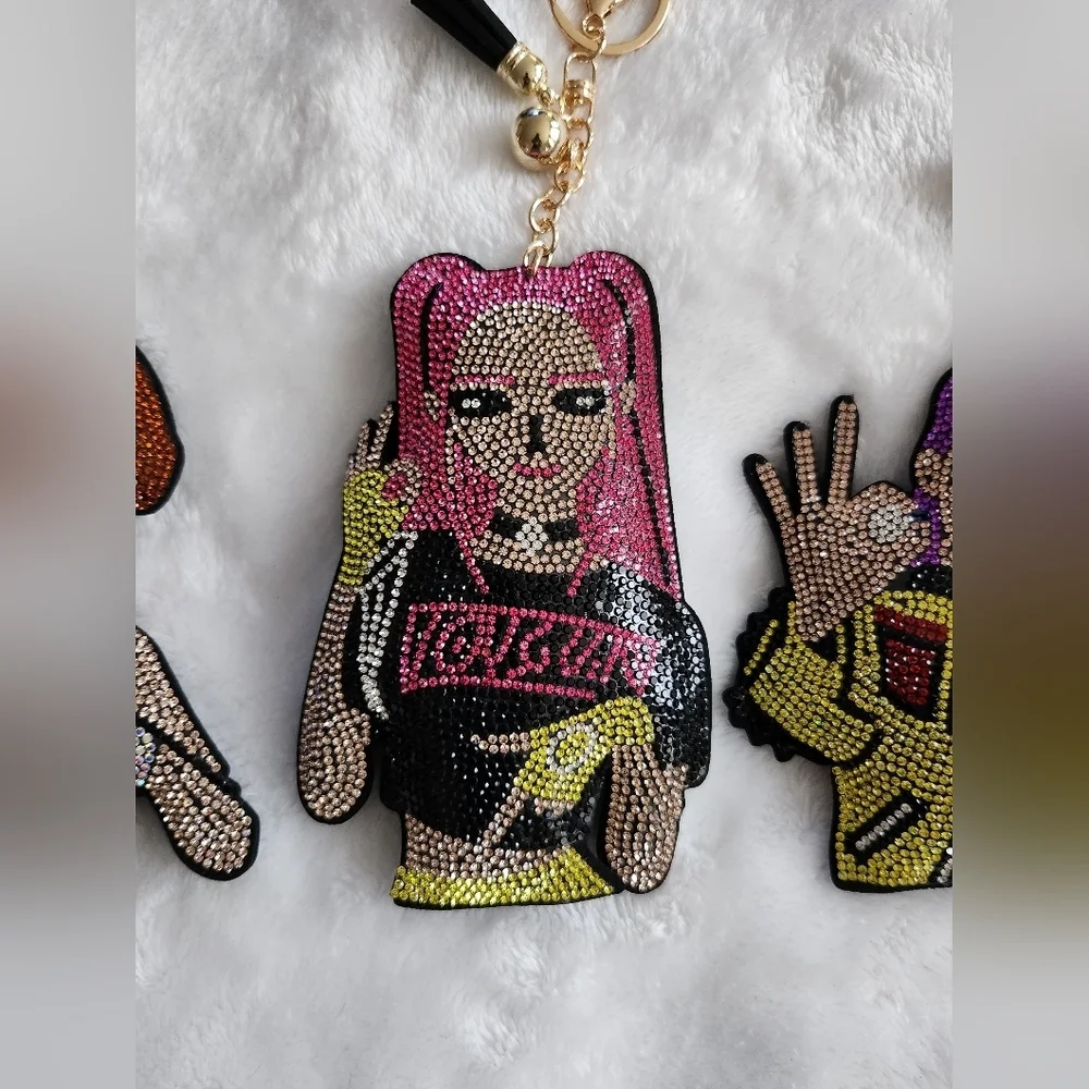 KPop Demon Hunters HUNTR/X Key Chain Bag Charm Set